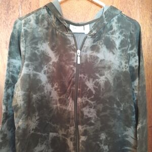 Tie-Dye Zip-Up Hoodie